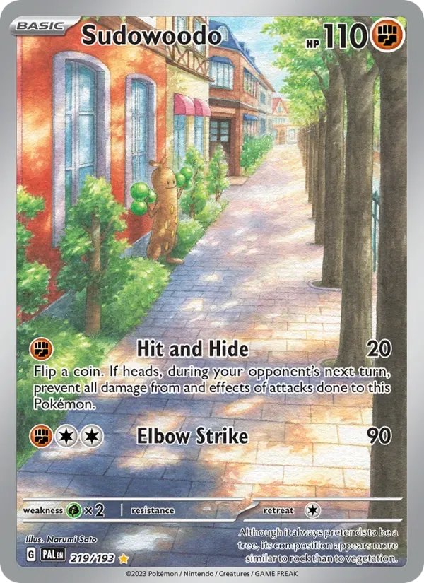 Sudowoodo — Paldea Evolved