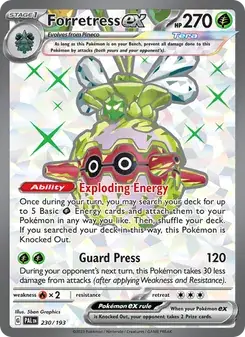 Forretress ex — Paldea Evolved