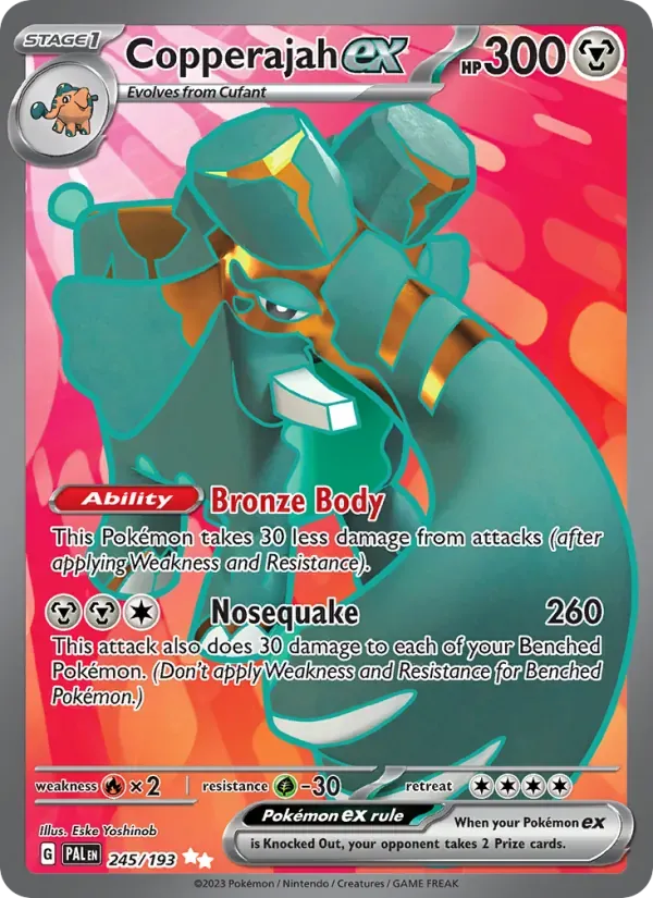 Copperajah ex — Paldea Evolved