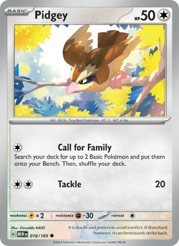 Pidgey — 151