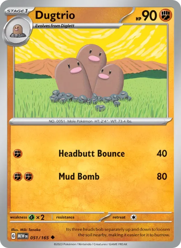 Dugtrio — 151
