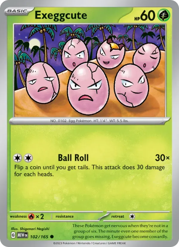 Exeggcute — 151