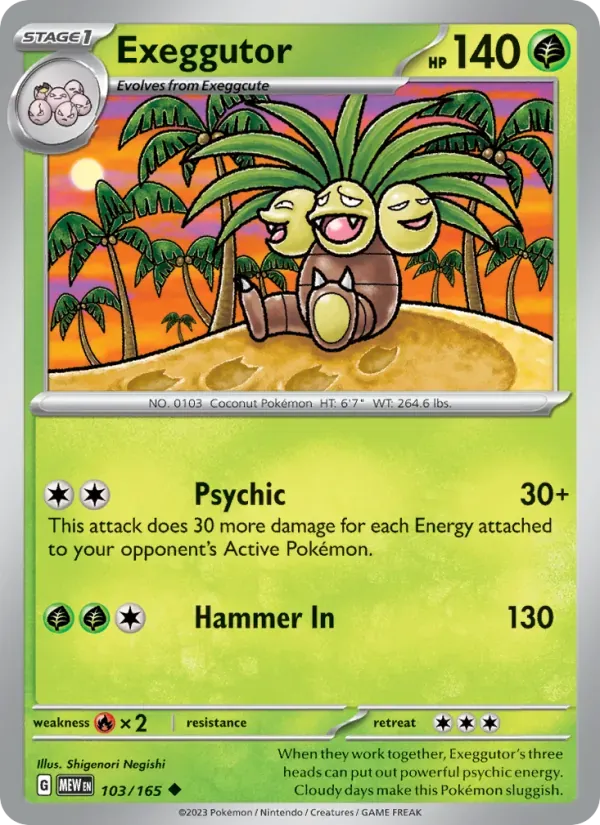 Exeggutor — 151