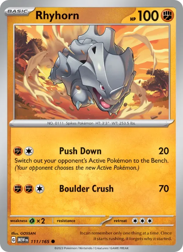 Rhyhorn — 151