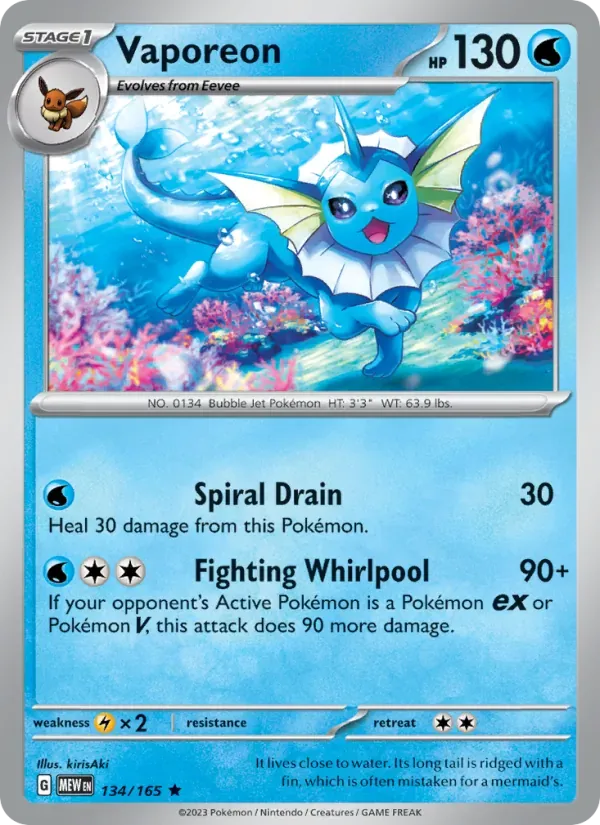 Vaporeon — 151