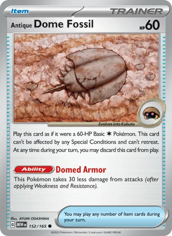 Antique Dome Fossil — 151