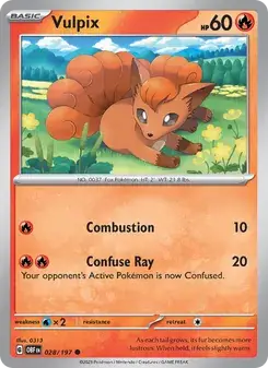 Vulpix — Obsidian Flames