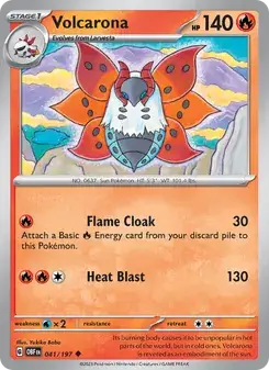 Volcarona — Obsidian Flames