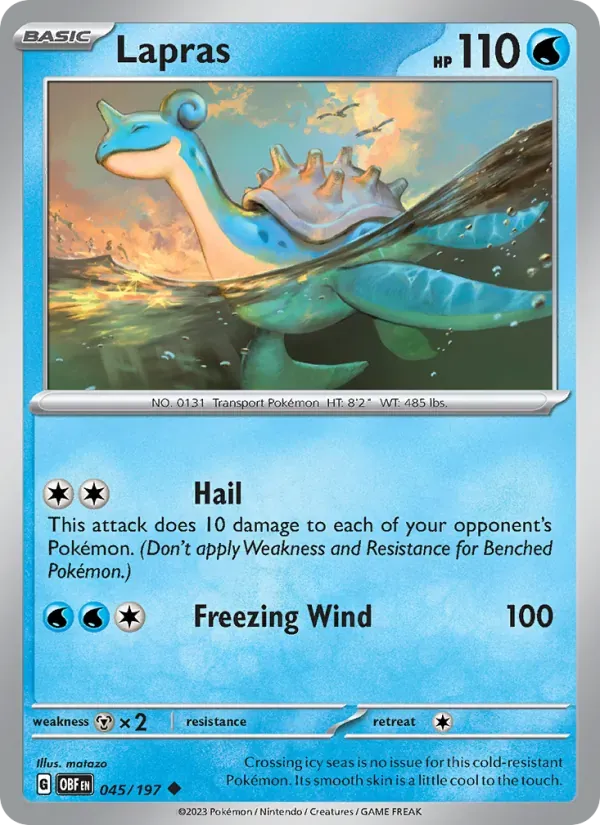 Lapras — Obsidian Flames