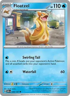 Floatzel — Obsidian Flames