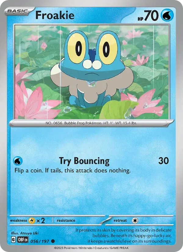 Froakie — Obsidian Flames
