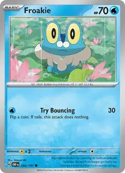 Froakie — Obsidian Flames