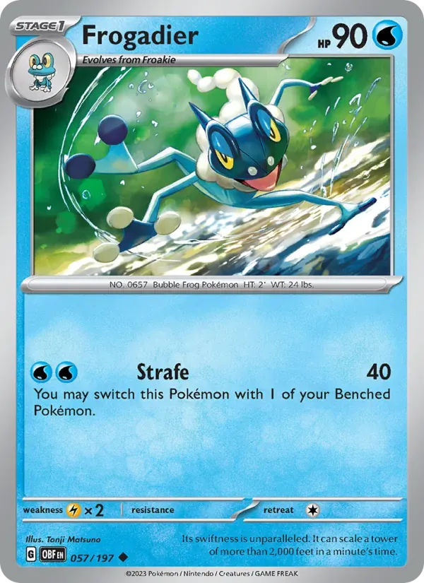 Frogadier — Obsidian Flames