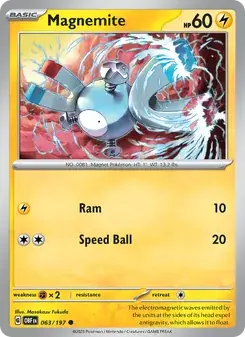 Magnemite — Obsidian Flames