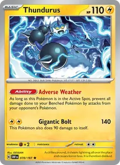 Thundurus — Obsidian Flames