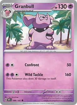 Granbull — Obsidian Flames