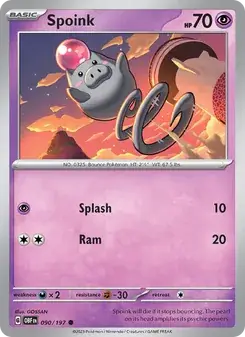 Spoink — Obsidian Flames
