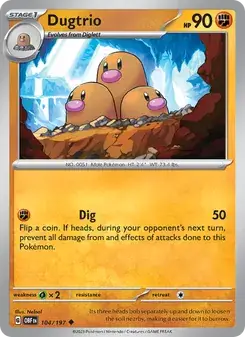 Dugtrio — Obsidian Flames