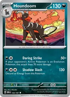 Houndoom — Obsidian Flames