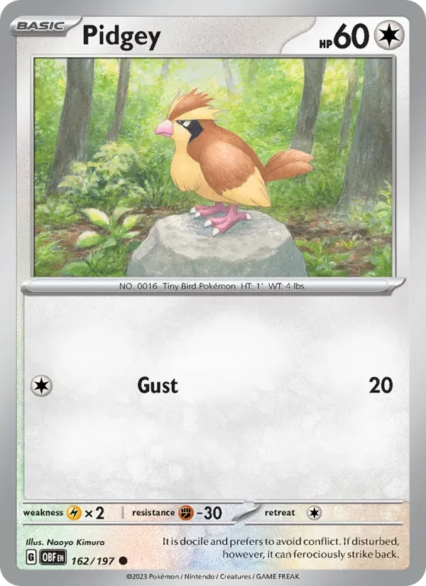 Pidgey — Obsidian Flames