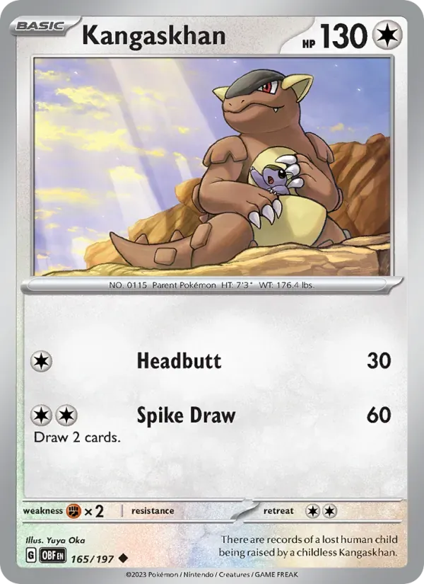 Kangaskhan — Obsidian Flames