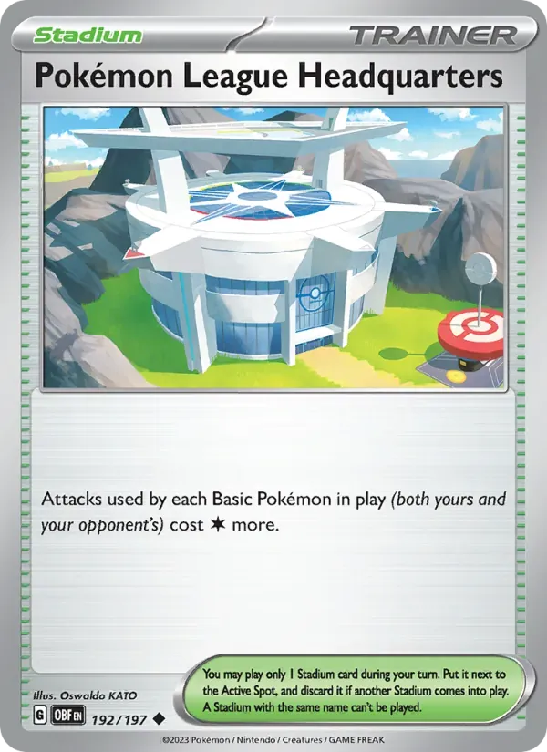 Pokémon League Headquarters — Obsidian Flames