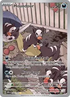 Houndour — Obsidian Flames