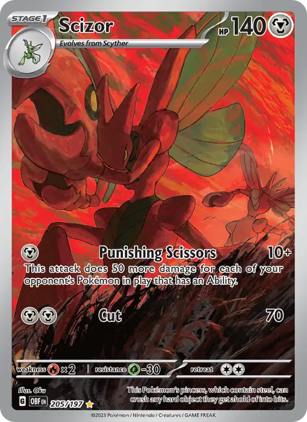 Scizor — Obsidian Flames