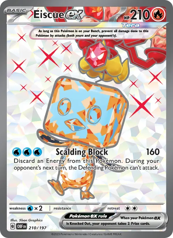 Eiscue ex — Obsidian Flames
