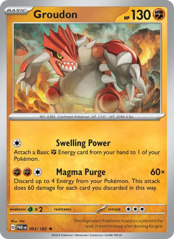 Groudon — Paradox Rift