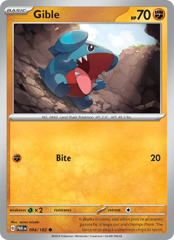 Gible — Paradox Rift