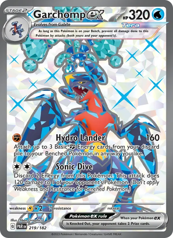 Garchomp ex — Paradox Rift
