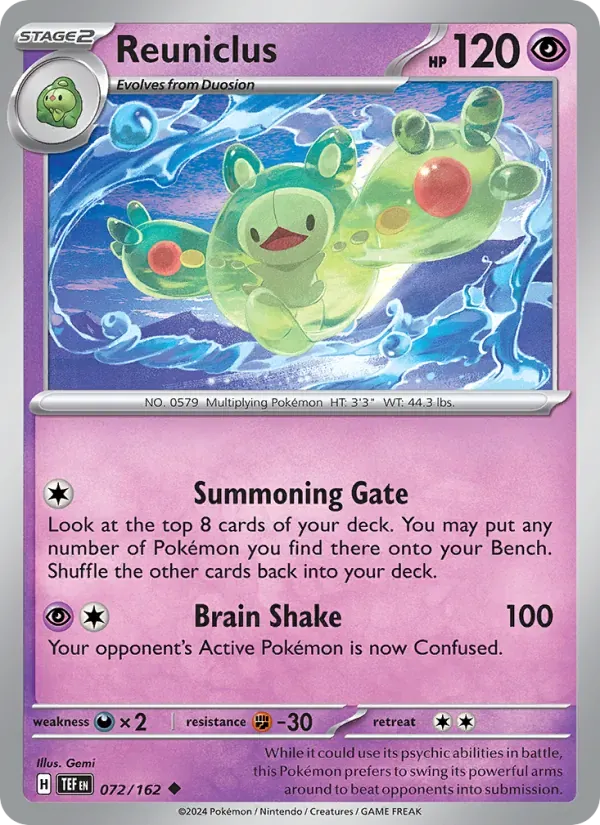 Reuniclus — Temporal Forces