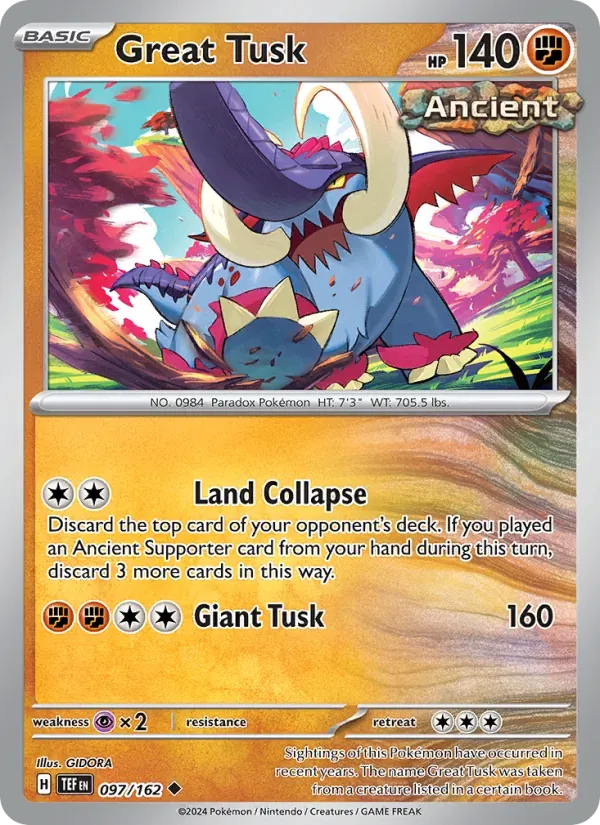 Great Tusk — Temporal Forces