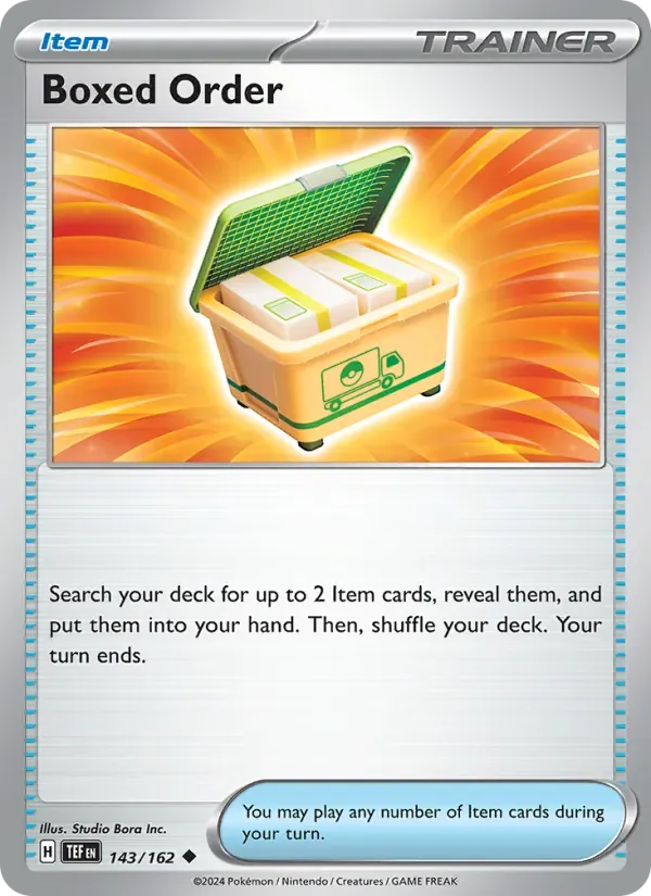 Boxed Order — Temporal Forces