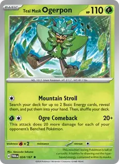 Teal Mask Ogerpon — Twilight Masquerade