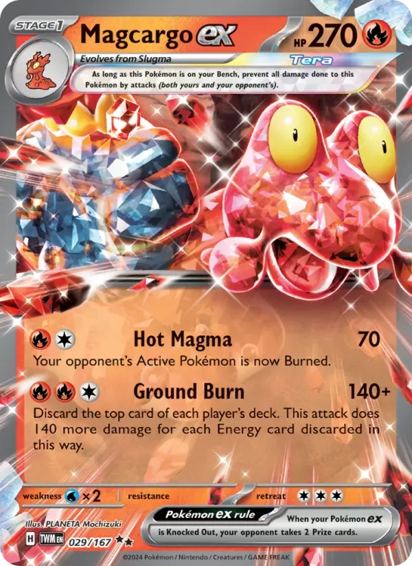 Magcargo ex — Twilight Masquerade