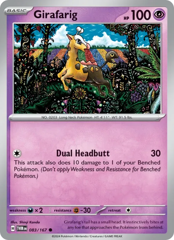 Girafarig — Twilight Masquerade