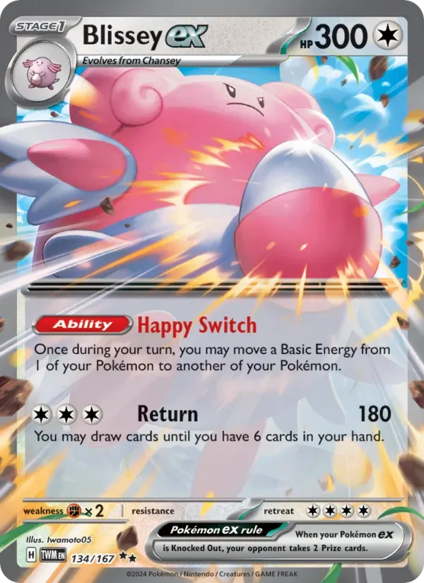 Blissey ex — Twilight Masquerade