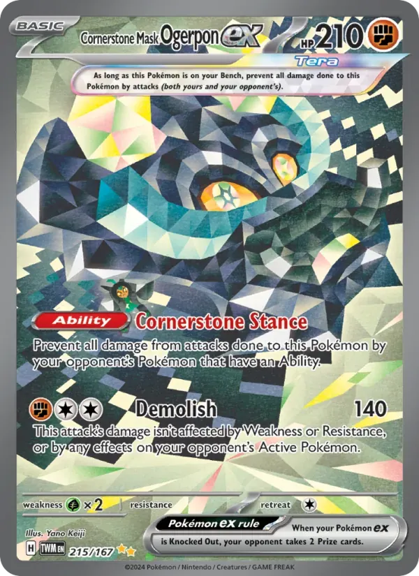 Cornerstone Mask Ogerpon ex — Twilight Masquerade