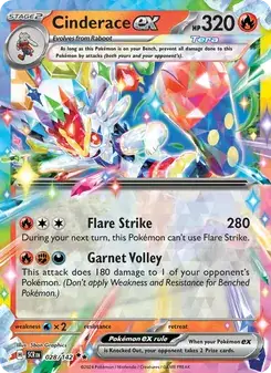 Cinderace ex — Stellar Crown