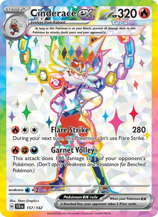 Cinderace ex — Stellar Crown