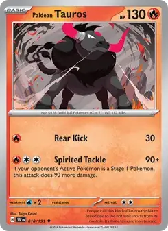 Paldean Tauros — Surging Sparks