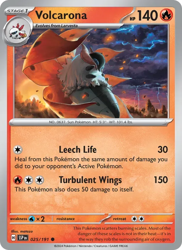 Volcarona — Surging Sparks