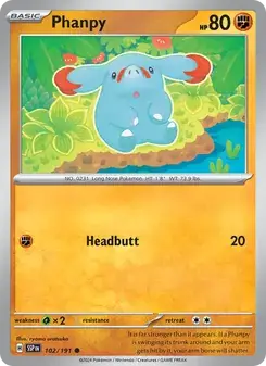 Phanpy — Surging Sparks