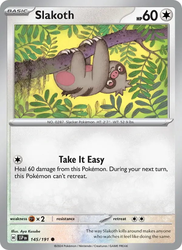 Slakoth — Surging Sparks
