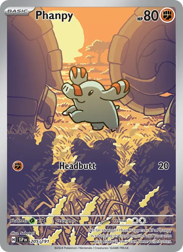Phanpy — Surging Sparks