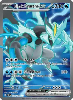Black Kyurem ex — Surging Sparks