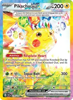 Pikachu ex — Surging Sparks