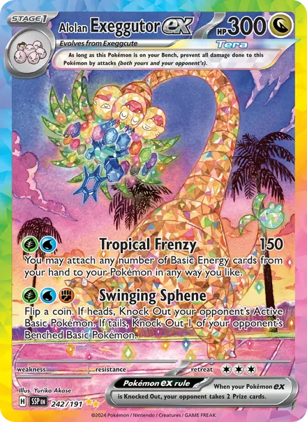 Alolan Exeggutor ex — Surging Sparks